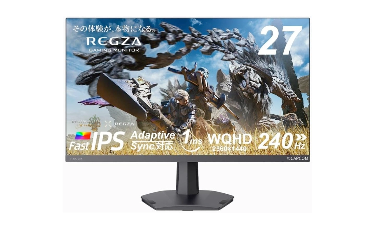 REGZA ゲーミングモニター 27インチ